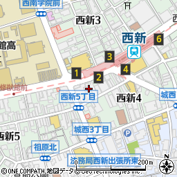 日能研西新校周辺の地図
