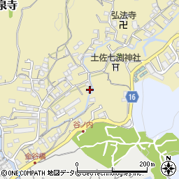 高知県高知市北秦泉寺45-2周辺の地図