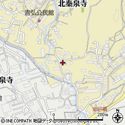 高知県高知市北秦泉寺113-1周辺の地図