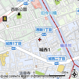 福岡ＹＷＣＡ会館周辺の地図