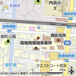 セブンイレブン福岡姪浜駅西店周辺の地図