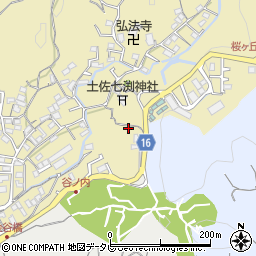 高知県高知市北秦泉寺803周辺の地図