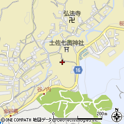 高知県高知市北秦泉寺792-1周辺の地図