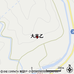 高知県安芸市大井乙周辺の地図
