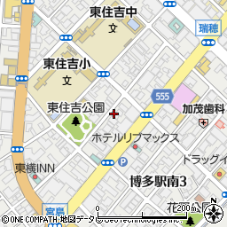 ＪＱＰａｒｋｓ博多駅南駐車場周辺の地図