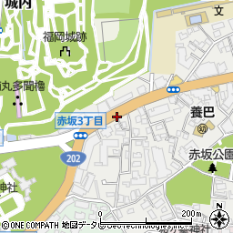 赤坂三丁目周辺の地図