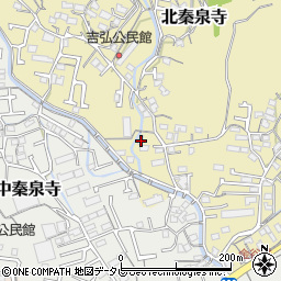 高知県高知市北秦泉寺188周辺の地図