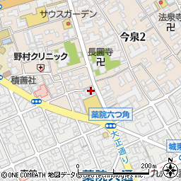 ローソン福岡警固一丁目店周辺の地図