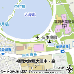 福岡県福岡市中央区大濠公園1周辺の地図