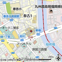 株式会社マルサダ水産　春吉支店周辺の地図