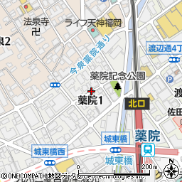 あるあるパーキング薬院駐車場 福岡市 駐車場 コインパーキング の住所 地図 マピオン電話帳