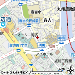 福岡日豪協会周辺の地図