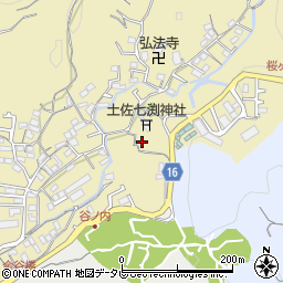 高知県高知市北秦泉寺792周辺の地図