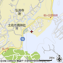 高知県高知市北秦泉寺777-17周辺の地図