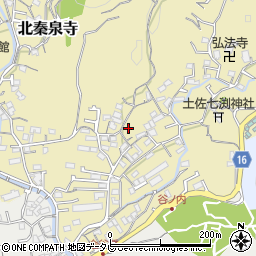 高知県高知市北秦泉寺708周辺の地図