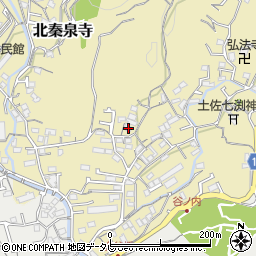 高知県高知市北秦泉寺702周辺の地図