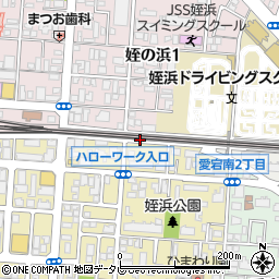ＪＱＰａｒｋｓ姪浜第２駐車場周辺の地図