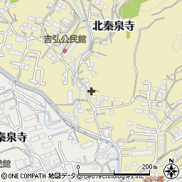 高知県高知市北秦泉寺120-1周辺の地図