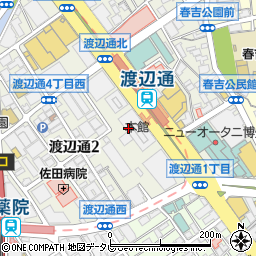 株式会社電気ビル　渡辺通支店周辺の地図