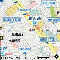 日本電気協会　九州支部周辺の地図
