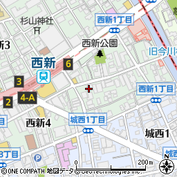 行政書士街の法務オフィス竹内周辺の地図