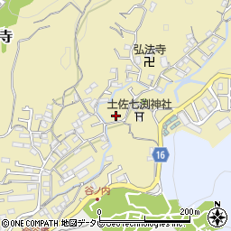高知県高知市北秦泉寺788周辺の地図