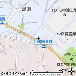 東陶前周辺の地図