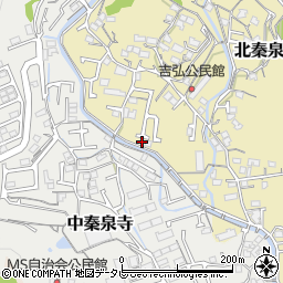 高知県高知市北秦泉寺221-12周辺の地図