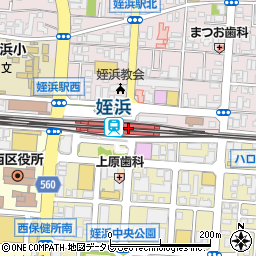 福岡姪浜駅心療内科いしかわクリニック周辺の地図