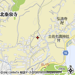 高知県高知市北秦泉寺715-4周辺の地図