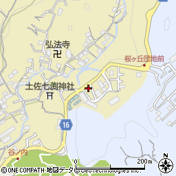 高知県高知市北秦泉寺773-1周辺の地図