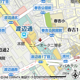 福田肛門科医院周辺の地図