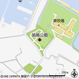 鍋島公園周辺の地図