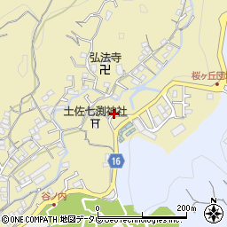高知県高知市北秦泉寺776周辺の地図