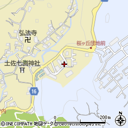 高知県高知市北秦泉寺758-13周辺の地図