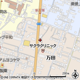 新万田ハウス周辺の地図