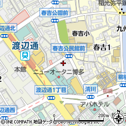 株式会社ゼン福岡スタジオ周辺の地図