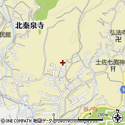 高知県高知市北秦泉寺695周辺の地図