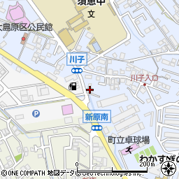 福岡県糟屋郡須惠町上須惠1214-3周辺の地図