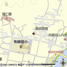高知県高知市布師田1686周辺の地図