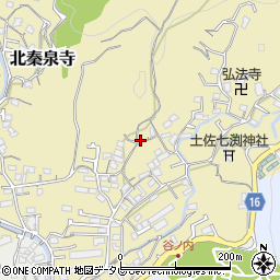 高知県高知市北秦泉寺691周辺の地図