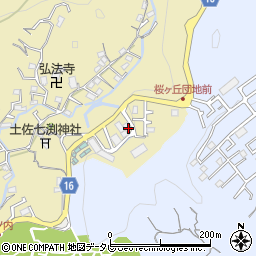高知県高知市北秦泉寺758周辺の地図