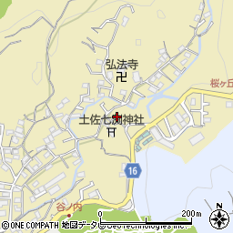 高知県高知市北秦泉寺781周辺の地図