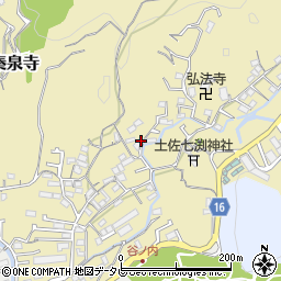 高知県高知市北秦泉寺718周辺の地図