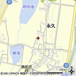 福岡県豊前市永久378周辺の地図