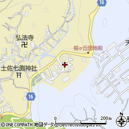 高知県高知市北秦泉寺771-36周辺の地図