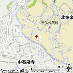 高知県高知市北秦泉寺221-16周辺の地図