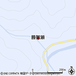 高知県吾川郡いの町勝賀瀬周辺の地図