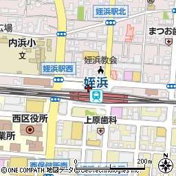 ＪＲ九州レンタカー＆パーキング姪浜駅前自動車整理場駐車場周辺の地図