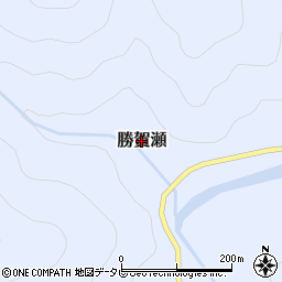高知県いの町（吾川郡）勝賀瀬周辺の地図